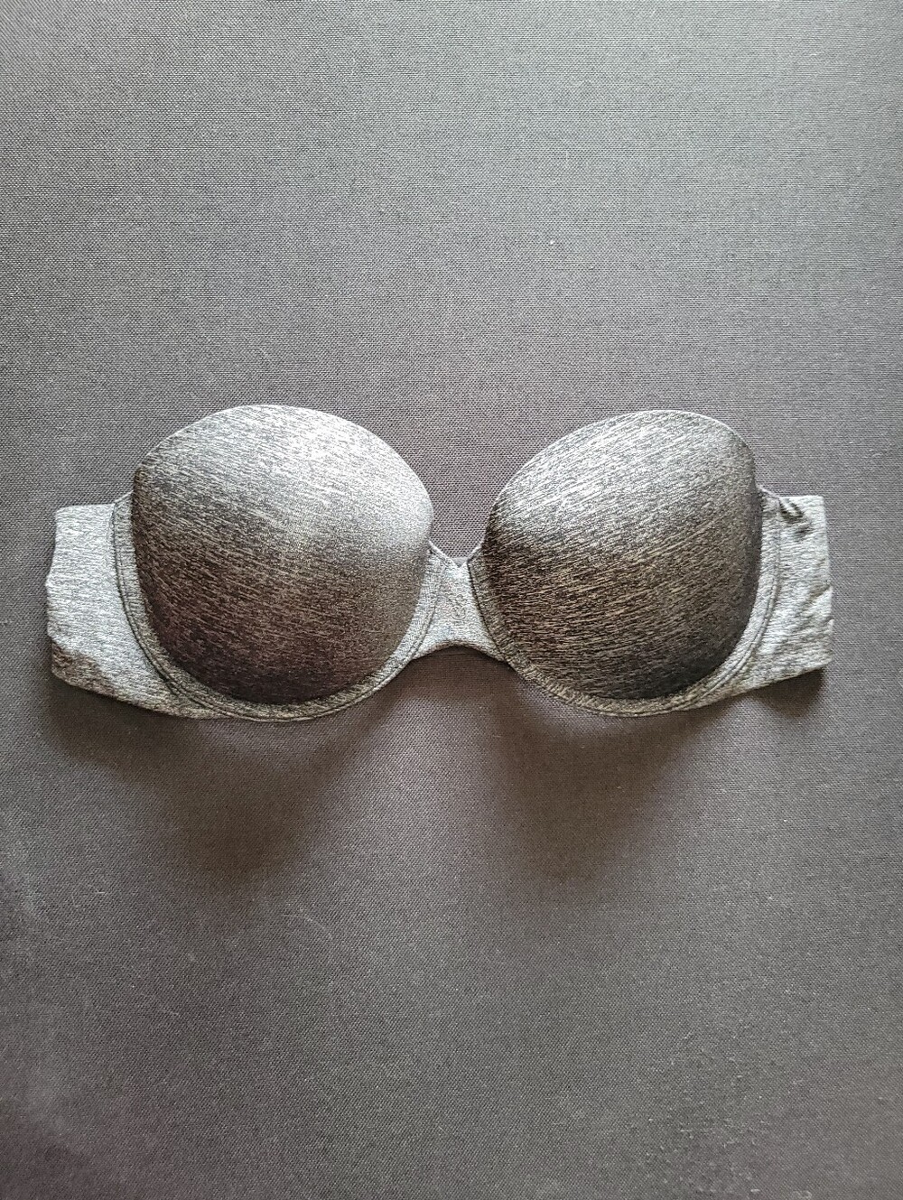 Victoria's Secret Gray-Marled Strapless Bra - Picture 2 of 12